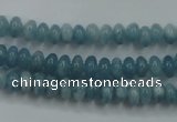 CEQ22 15.5 inches 4*6mm rondelle blue sponge quartz beads