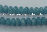 CEQ23 15.5 inches 5*8mm rondelle blue sponge quartz beads