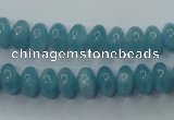 CEQ23 15.5 inches 5*8mm rondelle blue sponge quartz beads