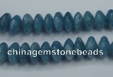 CEQ24 15.5 inches 6*10mm rondelle blue sponge quartz beads