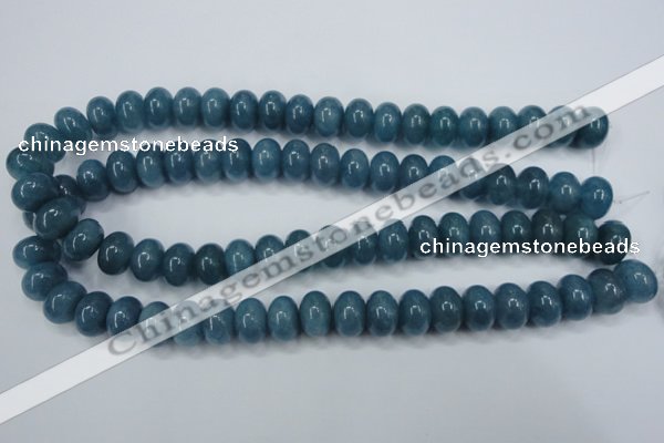 CEQ26 15.5 inches 10*14mm rondelle blue sponge quartz beads