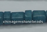 CEQ85 15.5 inches 9*14mm - 13*16mm blue sponge quartz beads