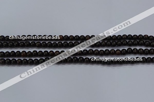 CEY51 15.5 inches 6mm round ebony wood beads wholesale