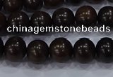 CEY52 15.5 inches 8mm round ebony wood beads wholesale