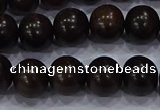 CEY53 15.5 inches 10mm round ebony wood beads wholesale