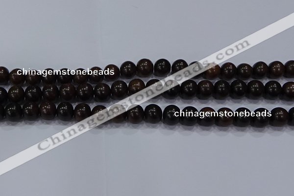 CEY53 15.5 inches 10mm round ebony wood beads wholesale