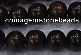 CEY54 15.5 inches 12mm round ebony wood beads wholesale