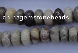 CFA204 15.5 inches 6*14mm rondelle chrysanthemum agate beads