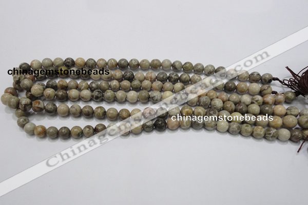 CFA26 15.5 inches 8mm round chrysanthemum agate gemstone beads