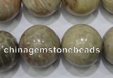 CFA27 15.5 inches 18mm round chrysanthemum agate gemstone beads