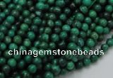 CFA65 15.5 inches 4mm round green chrysanthemum agate beads