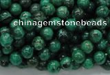 CFA66 15.5 inches 6mm round green chrysanthemum agate beads