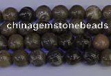 CFC210 15.5 inches 4mm round grey fossil coral beads wholesale