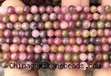 CFE30 15 inches 4mm round fowlerite gemstone beads wholesale