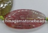 CFG1181 15.5 inches 25*40mm – 35*50mm carved freeform agate beads