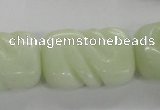 CFG1185 15.5 inches 20*30mm carved rectangle New jade beads