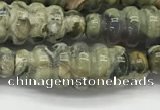 CFG1544 15.5 inches 10*30mm carved rice rhyolite gemstone beads