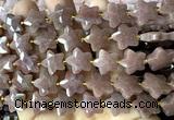 CFG1655 15 inches 14mm carved star strawberry quartz beads