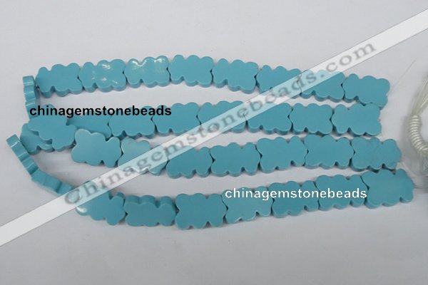 CFG285 15.5 inches 17*25mm carved turquoise beads