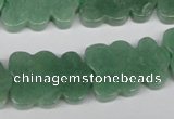 CFG286 15.5 inches 17*25mm carved green aventurine beads