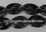 CFG296 15.5 inches 15*20mm carved oval kambaba jasper beads