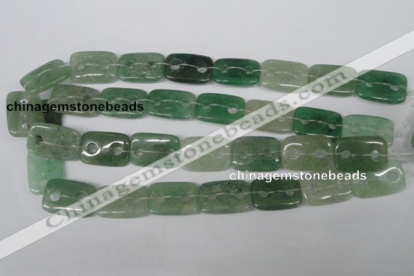 CFG330 15.5 inches 18*25mm carved rectangle Indian aventurine beads