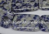 CFG335 15.5 inches 20*30mm carved rectangle sodalite beads