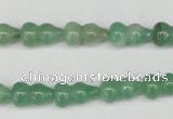 CFG65 15.5 inches 8*13mm carved calabash green aventurine beads