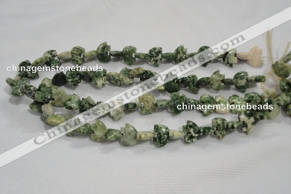 CFG783 15.5 inches 10*15mm carved animal snake dragon jade beads