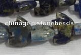 CFG792 12.5 inches 14*18mm carved animal lapis lazuli gemstone beads