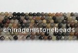 CFJ217 15.5 inches 6mm faceted round fancy jasper beads