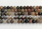 CFJ219 15.5 inches 10mm faceted round fancy jasper beads