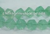 CFL100 15.5 inches 8*8mm cube natural green fluorite gemstone beads