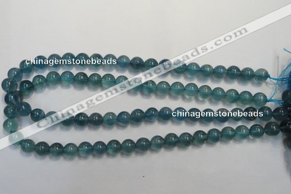 CFL1003 15.5 inches 10mm round blue fluorite beads wholesale