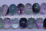 CFL1070 15 inches 10*14mm rondelle natural fluorite gemstone beads