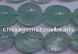 CFL1080 15 inches 15*20mm nuggets green fluorite gemstone beads