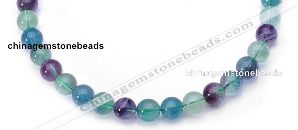 CFL11 16 inch 4mm round A- grade natural fluorite bead Wholesale