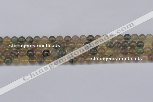 CFL1103 15.5 inches 10mm round yellow fluorite gemstone beads