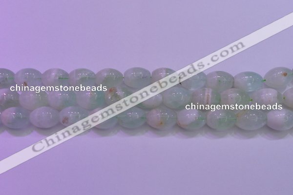 CFL1204 15.5 inches 12*16mm rice green fluorite gemstone beads