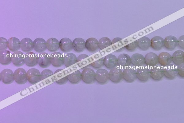 CFL1208 15.5 inches 10mm flat round green fluorite gemstone beads