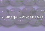 CFL1216 15.5 inches 8*12mm oval green fluorite gemstone beads