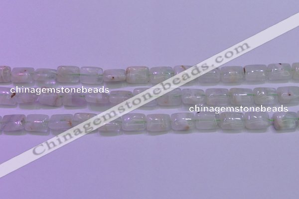 CFL1224 15.5 inches 10*14mm rectangle green fluorite gemstone beads