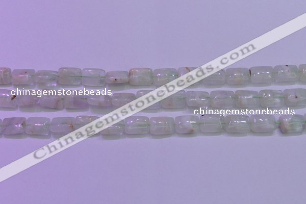 CFL1224 15.5 inches 10*14mm rectangle green fluorite gemstone beads