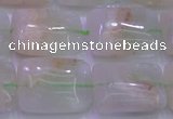 CFL1227 15.5 inches 15*20mm rectangle green fluorite gemstone beads