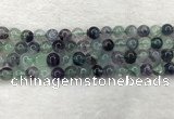 CFL1452 15.5 inches 8mm round fluorite beads wholesale