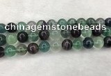 CFL1456 15.5 inches 16mm round fluorite beads wholesale