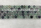 CFL1461 15.5 inches 6mm round A grade fluorite gemstone beads