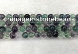 CFL1463 15.5 inches 10mm round A grade fluorite gemstone beads