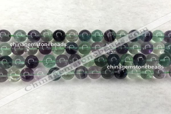 CFL1463 15.5 inches 10mm round A grade fluorite gemstone beads