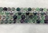 CFL1464 15.5 inches 12mm round A grade fluorite gemstone beads